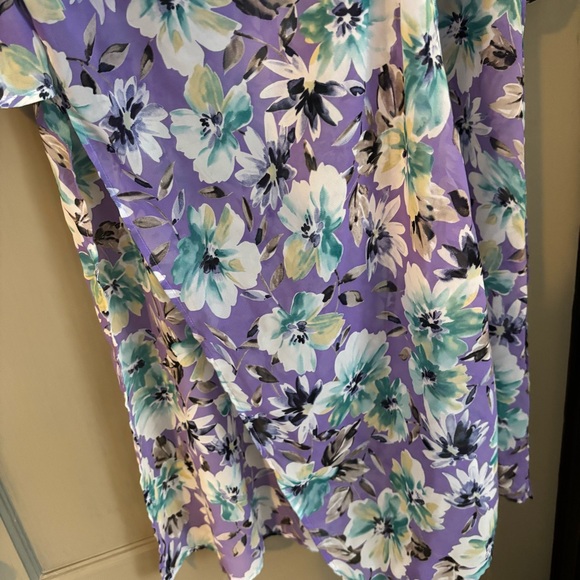 Floral Purple Cardigan - Picture 4 of 7